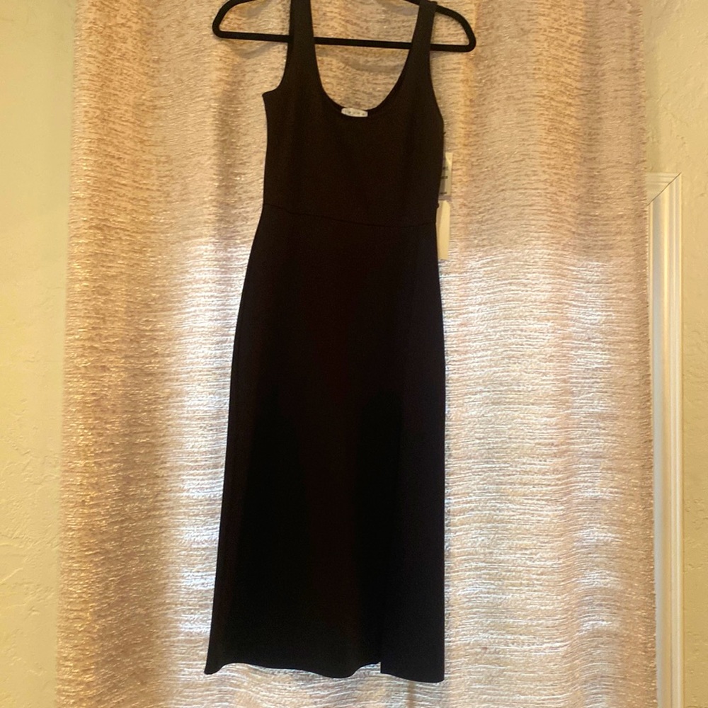 Brand New - Leith women’s size small black dress with slit